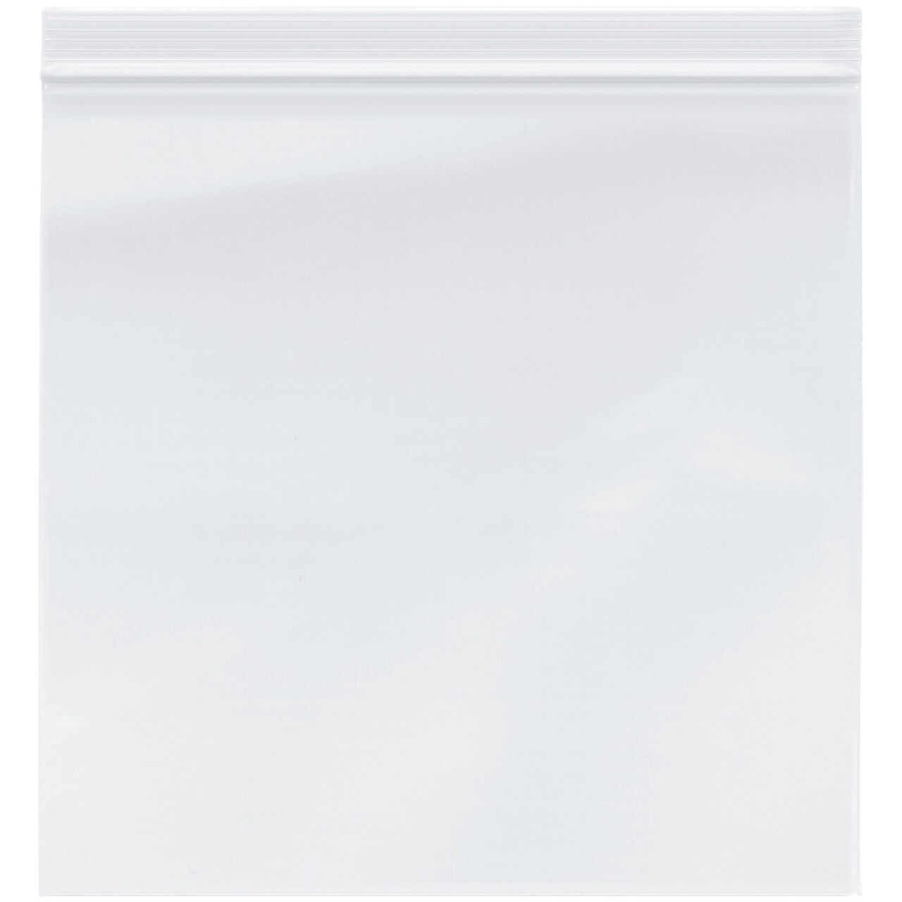 Plymor 10" x 10", 4 Mil Heavy Duty Zipper Reclosable Plastic Bags